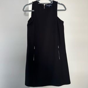 Black Dress with Zipper Detail
